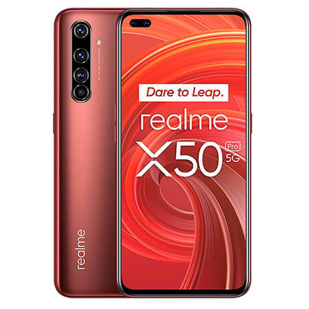Realme X50 pro 5G Colour Mobile Tomelloso rojo